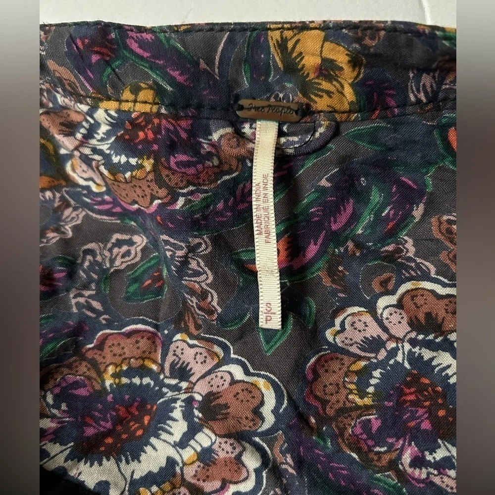 Free People Women’s Floral Bomber Jacket Size Small